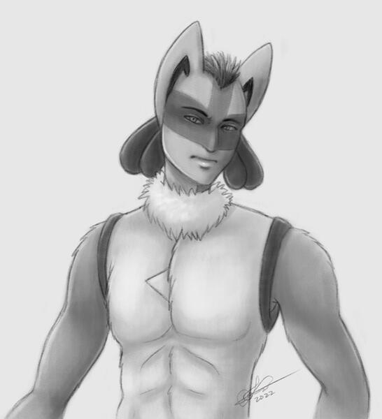 Lucario-Morph Digital Sketch Lucario-Morph Digital Sketch