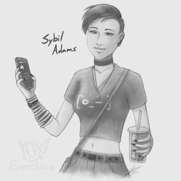 Sybil Adams Digital Sketch Sybil Adams Digital Sketch
